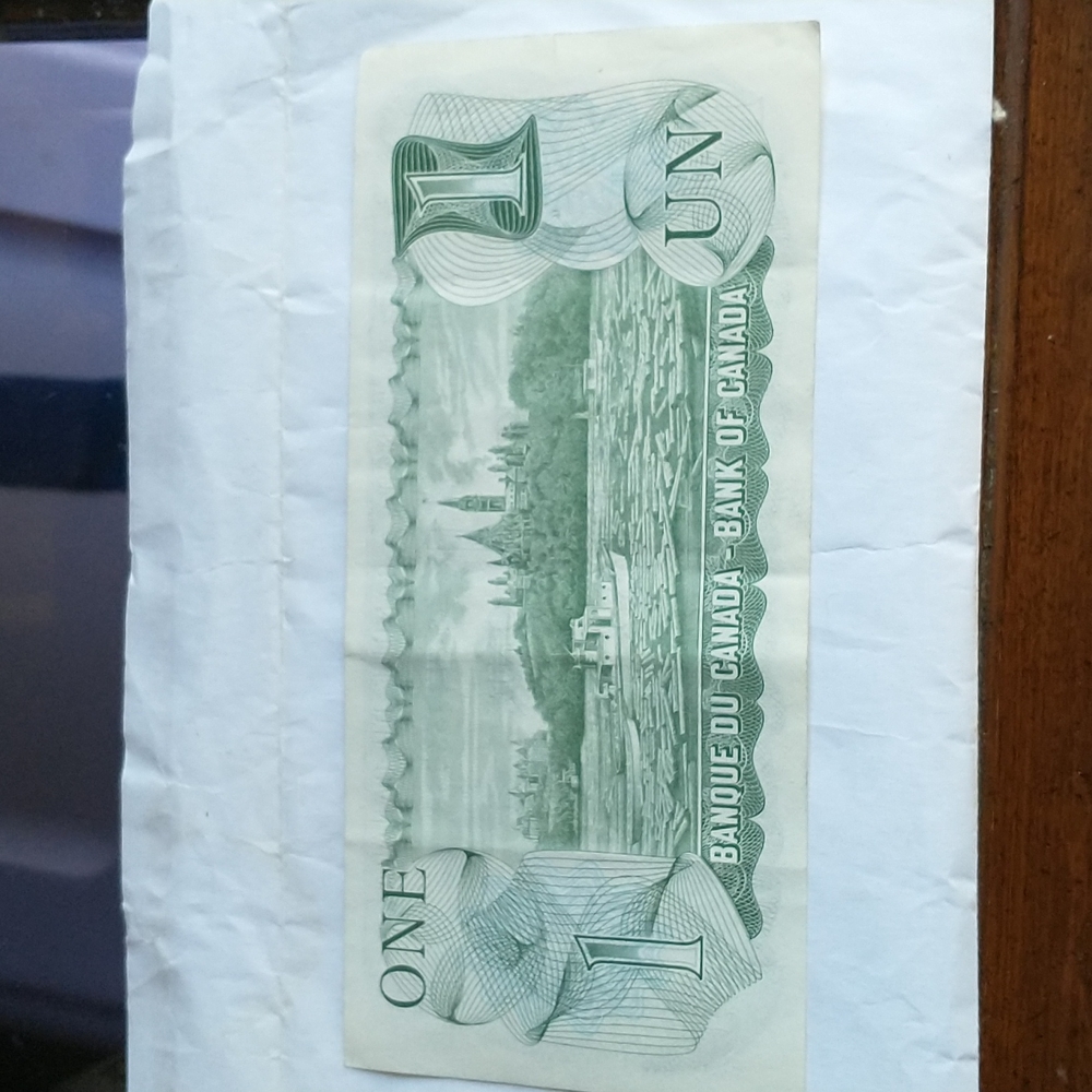 1973 Canadian $1 bill